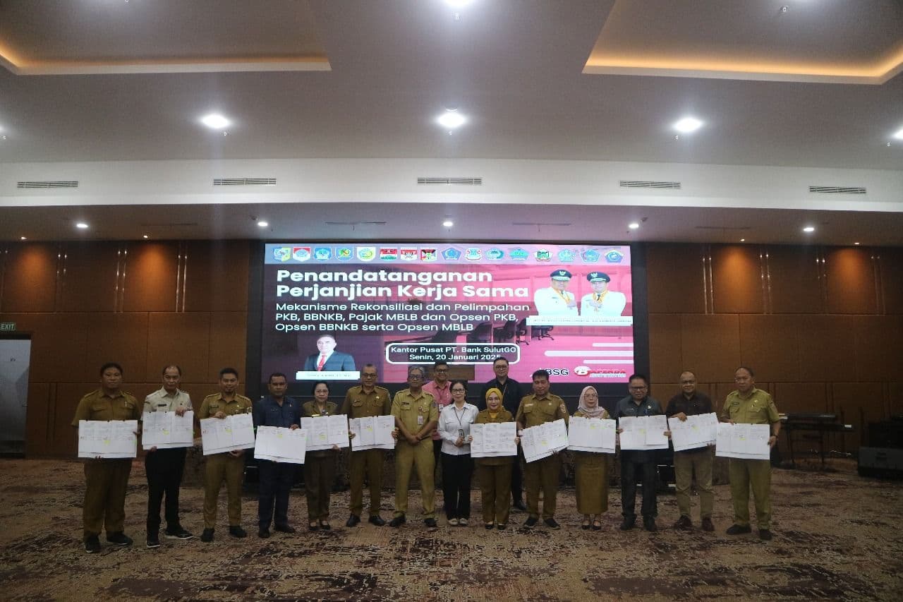 Penandatanganan Perjanjian Kerjasama tentang Mekanisme Rekonsiliasi dan Pelimpahan PKB, BBNKB, Pajak MBLB dan Opsen PKB, Opsen BBNKB serta Opsen MBLB
